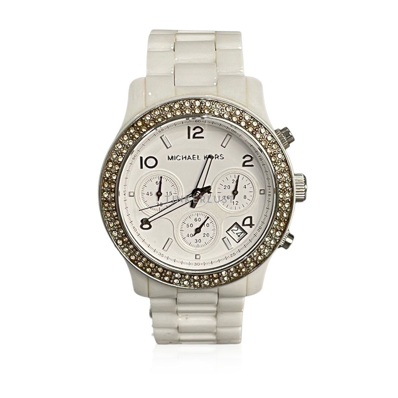 Michael kors outlet white ceramic watch